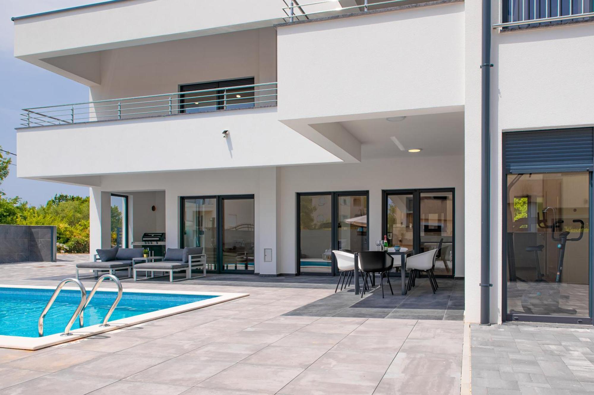 Villa Graefin Malinska Exterior foto